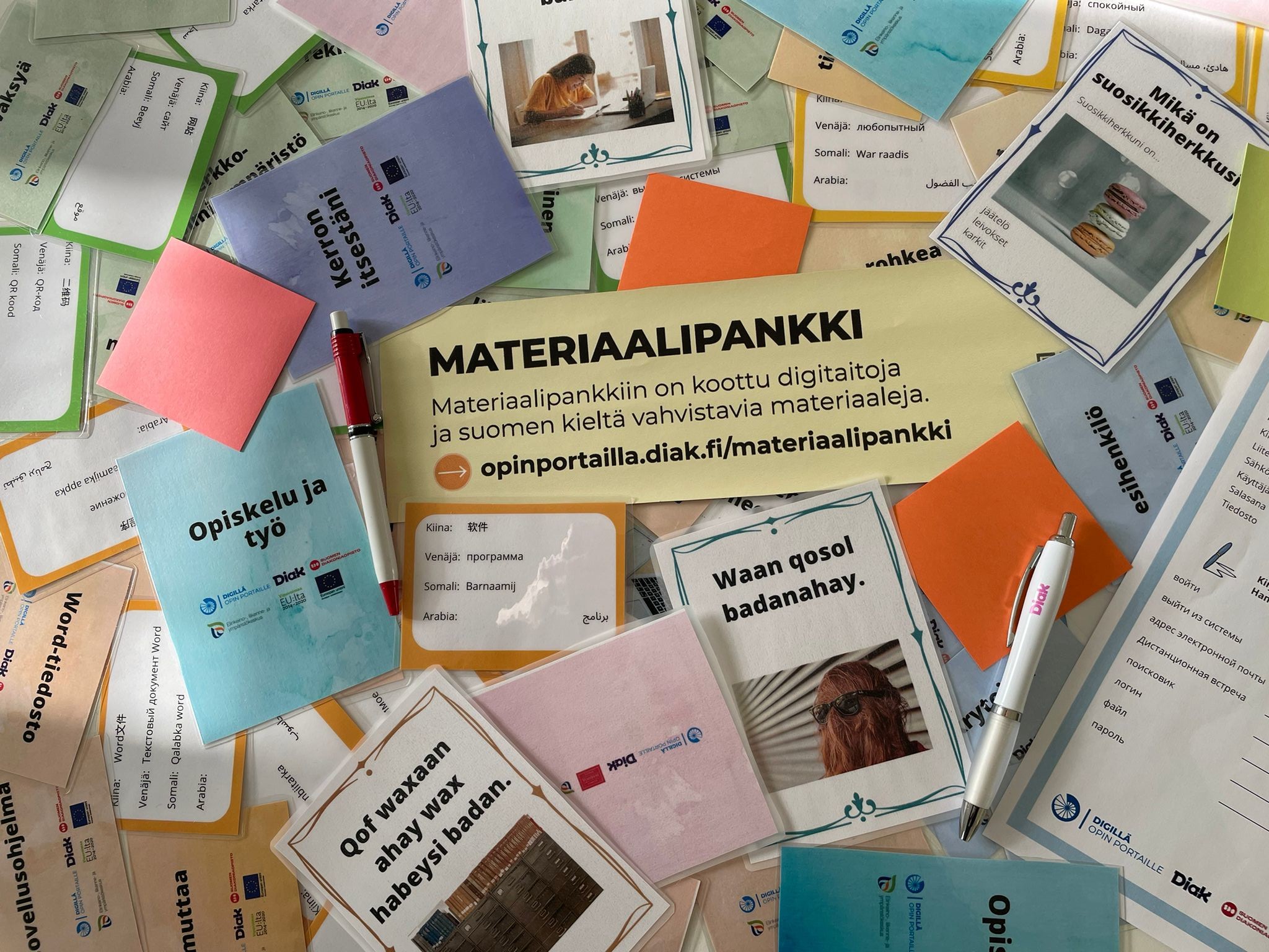 Materiaalipankki – Opin Portailla